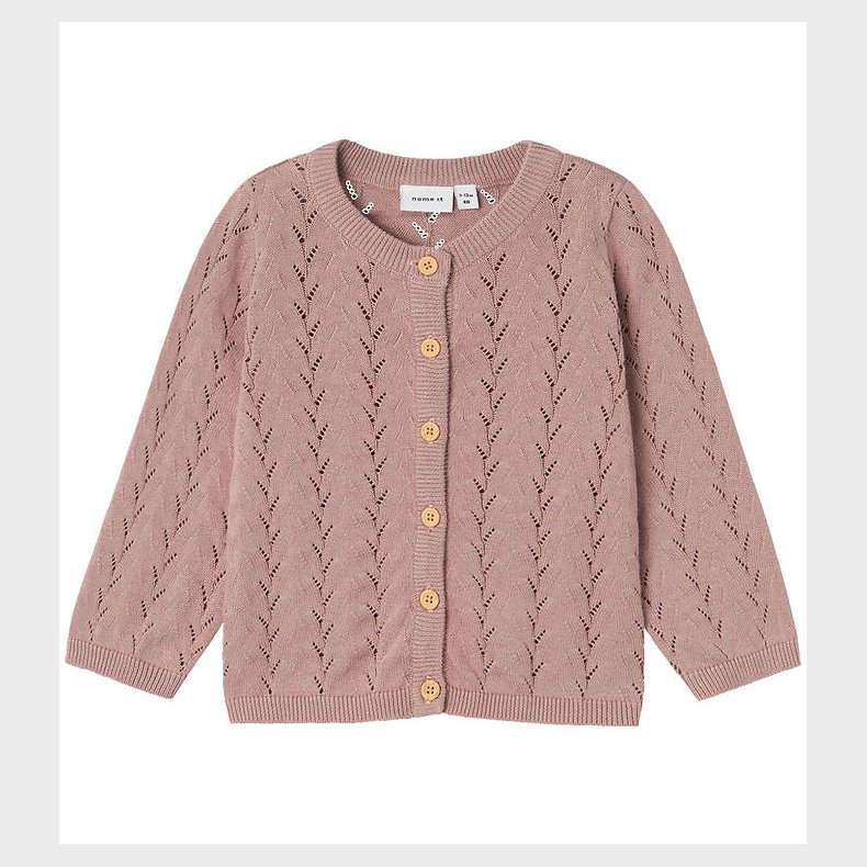 Name It Cardigan - Strik - Noos - NmfBanni - Deauville Mauve