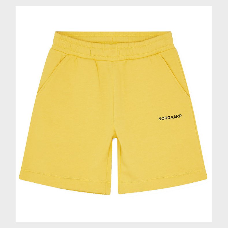 Mads Nrgaard Sweatshorts - Organic Porsulano - Lemon Zest