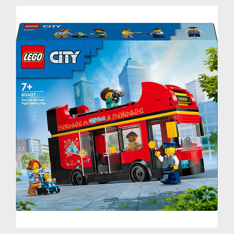 LEGO® City - R�d Dobbeltd�kker-turistbus 60407 - 384 Dele