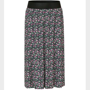 Name It Nederdel - NkfVinaya - Dark Sapphire m. Blomster