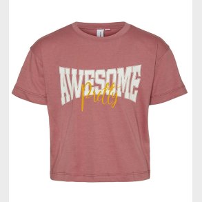 Vero Moda Girl T-Shirt - Cropped - VmCollefe Kelly - Mesa Rose/F