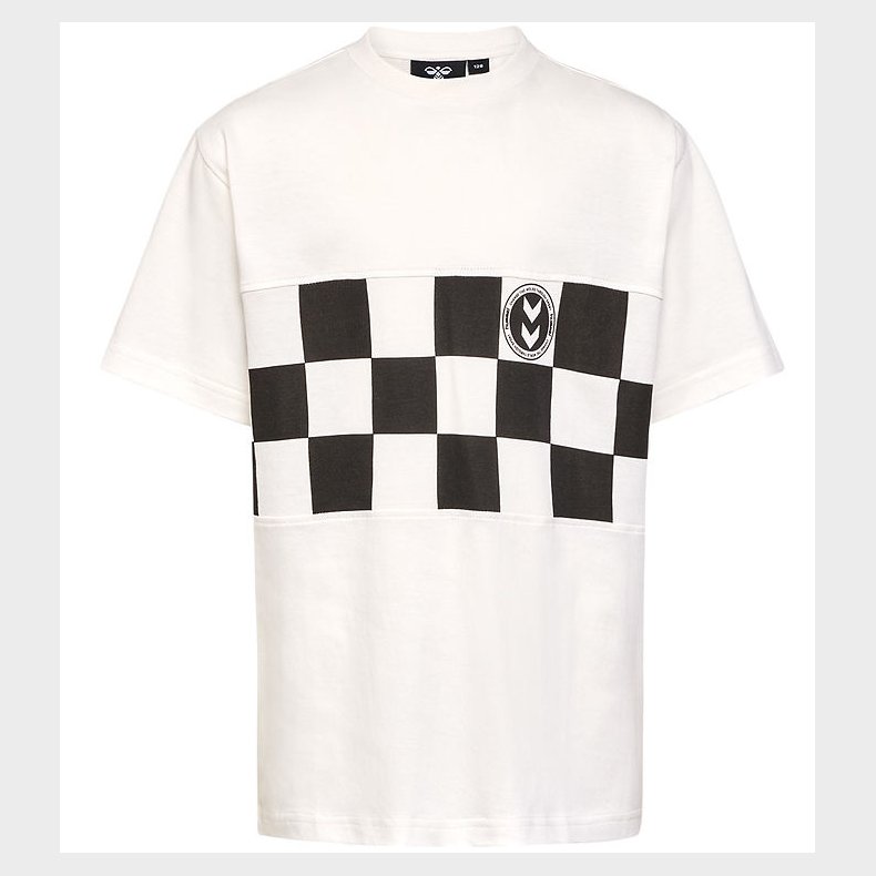 Hummel T-Shirt - hmlRunner - Marshmallow m. Print