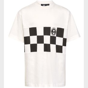 Hummel T-Shirt - hmlRunner - Marshmallow m. Print