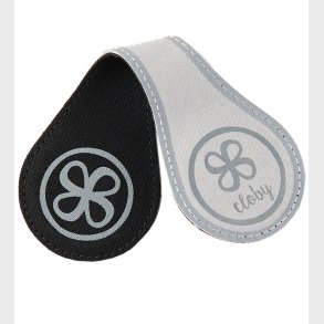 Cloby Reflex Clips - 2 Stk. - Sort/Gr