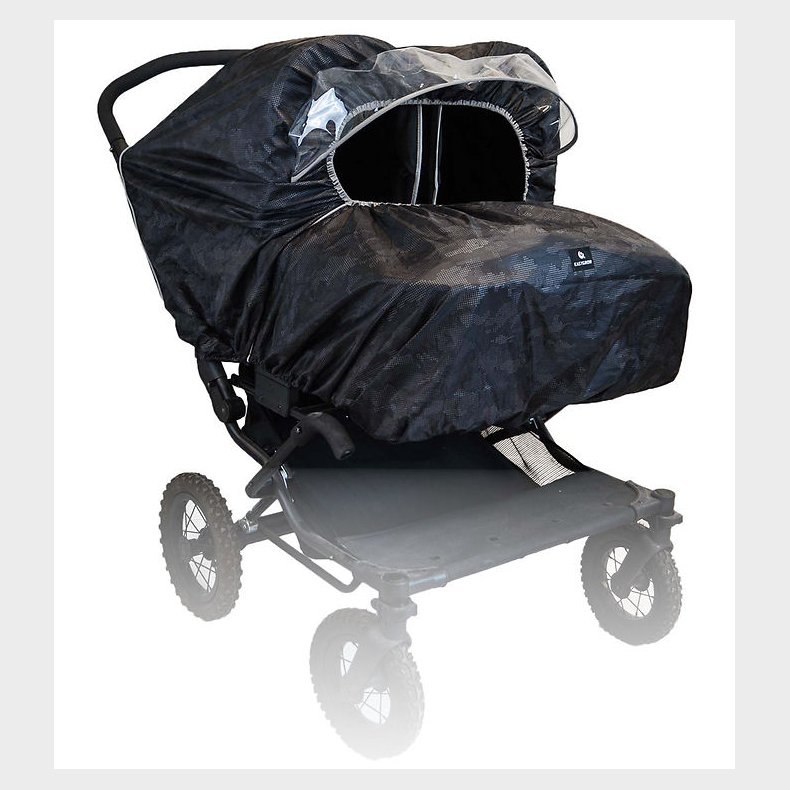 Easygrow Regnslag Til Tvillingebarne/-klapvogn - Camo