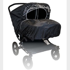 Easygrow Regnslag Til Tvlilingebarnevogn/-klapvogn - Stroke