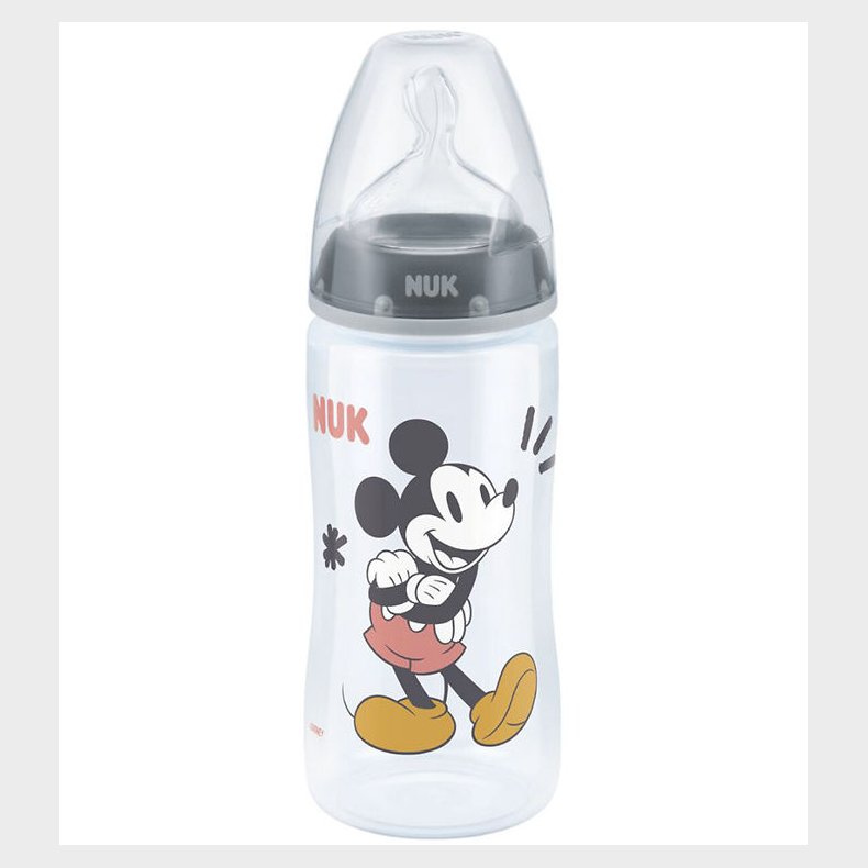 Nuk Sutteflaske - First Choice+ - M - 300ml - Mickey Mouse Gr