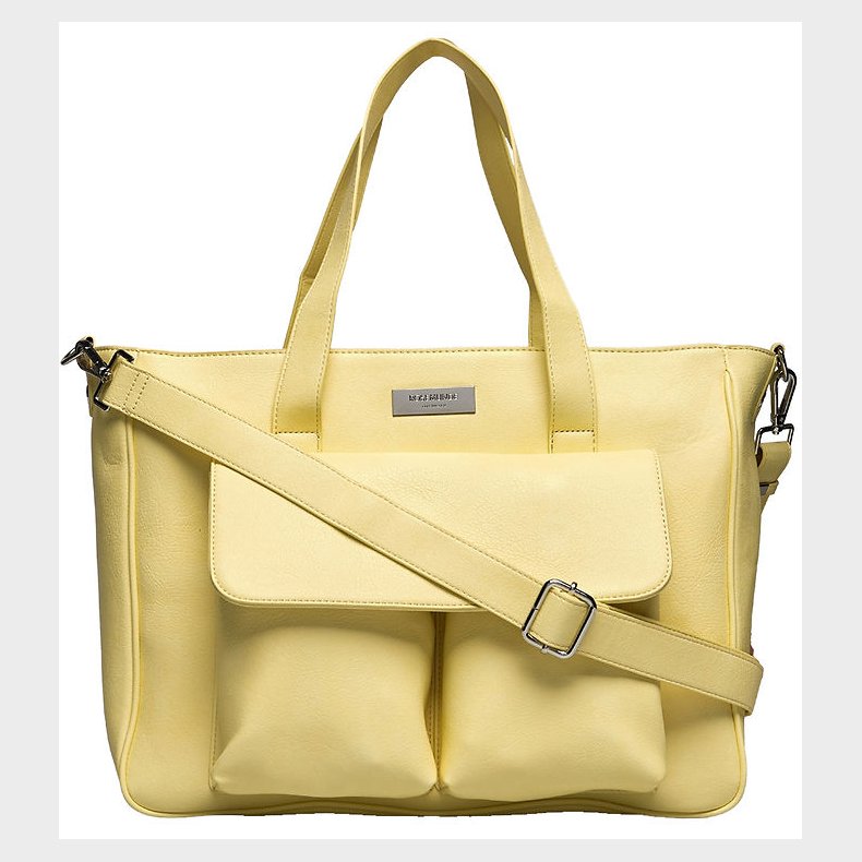 Rosemunde Shopper - Working - Vegan - Pastel Yellow/Silver