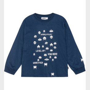 Molo Bluse - Rube - Game Over White