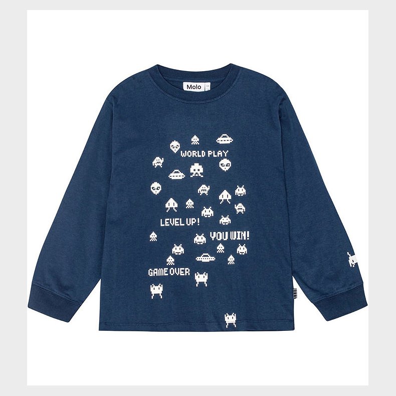 Molo Bluse - Rube - Game Over White