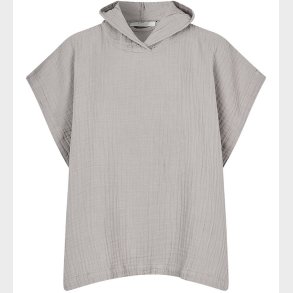 Lille Kanin Badeponcho - Musselin - Brown Smoke