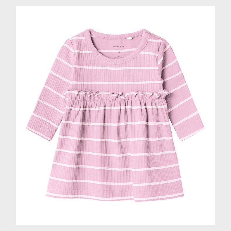 Name It Kjole - Rib - NbfKianna - Pastel Lavender