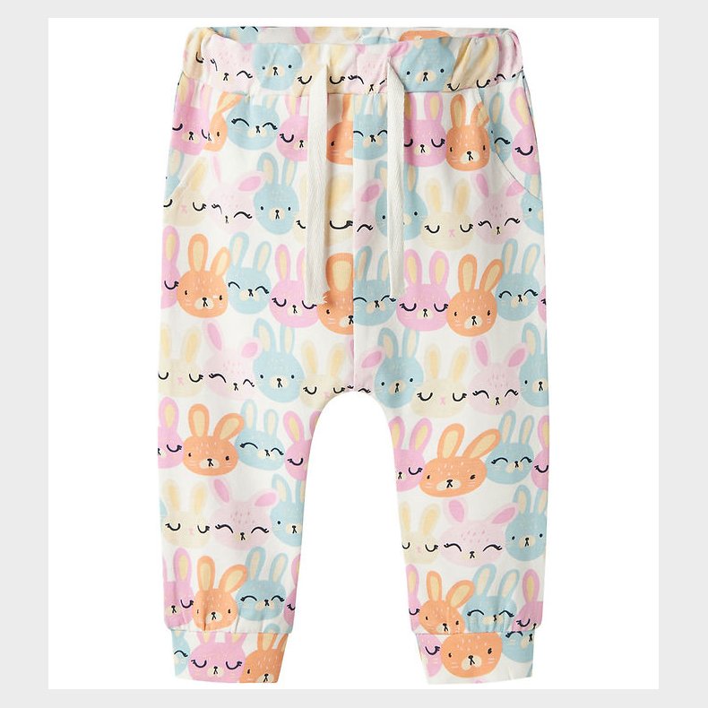 Name It Bukser - NbfVandora - Jet Stream/Bunny Face