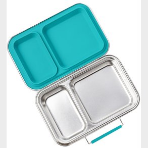 LEKKABOX Madkasse - Duo - Rustfrit Stl - 750 ml - Petrol