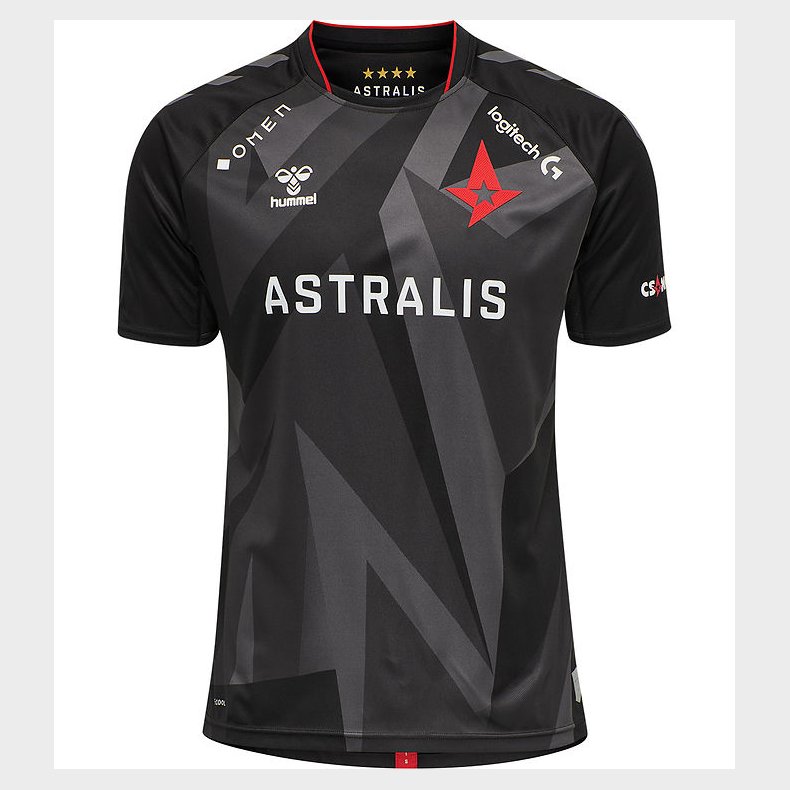 Hummel T-shirt - Astralis 20/21 Game Jersey - Sort