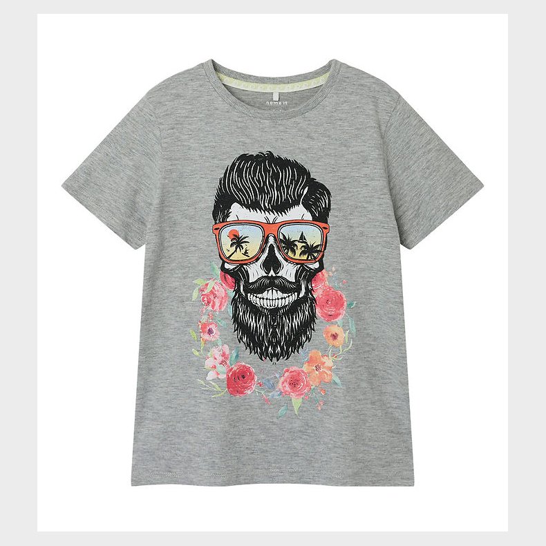 Name It T-shirt - NkmPfashion - Grey Melange