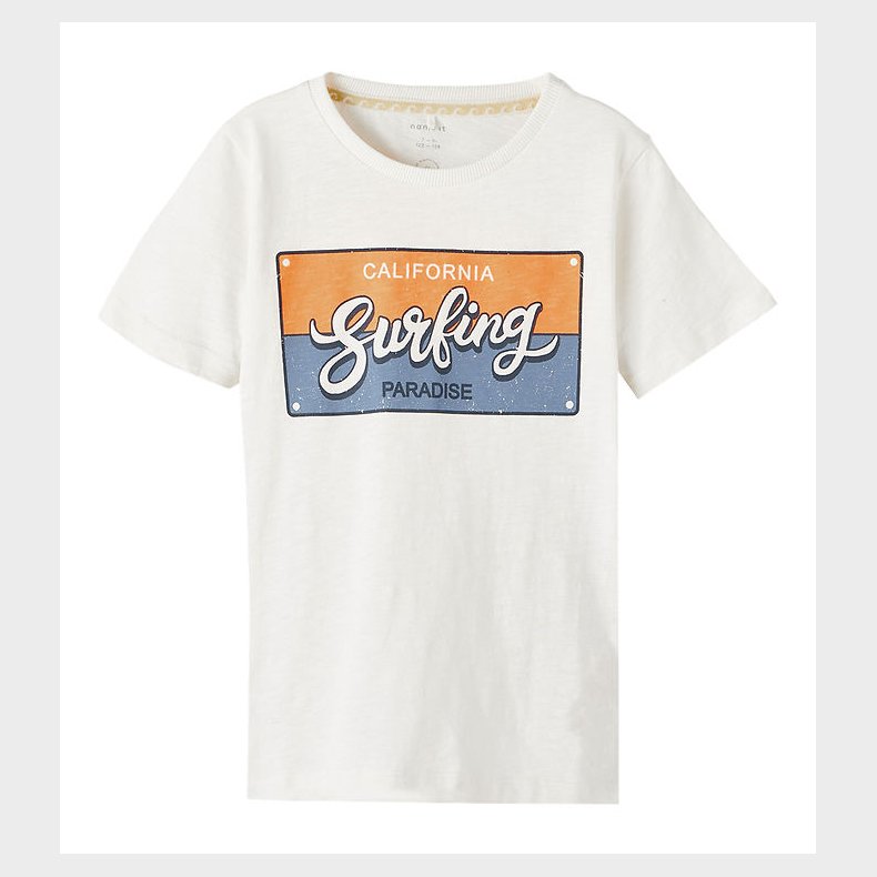 Name It T-shirt - NkmPfholiday - Bright White