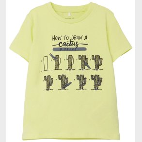 Name It T-shirt - NmmPhow - Lime Cream/ Cactus