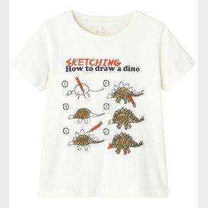 Name It T-shirt - NmmPhow - Bright White/Dino