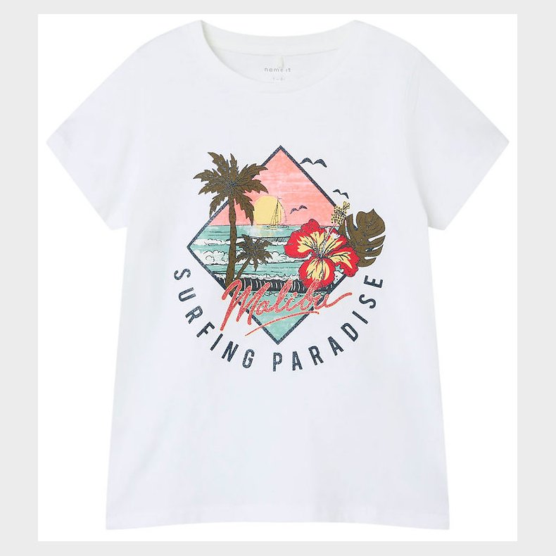 Name It T-shirt - NkfPsurfi - Bright White