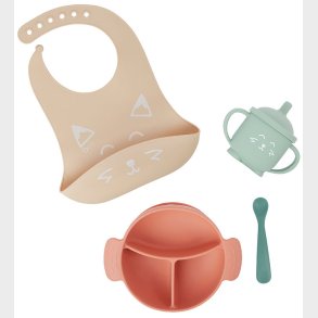 Babymoov Spisest - 4 Dele - Learn'isy - Rose m. Print