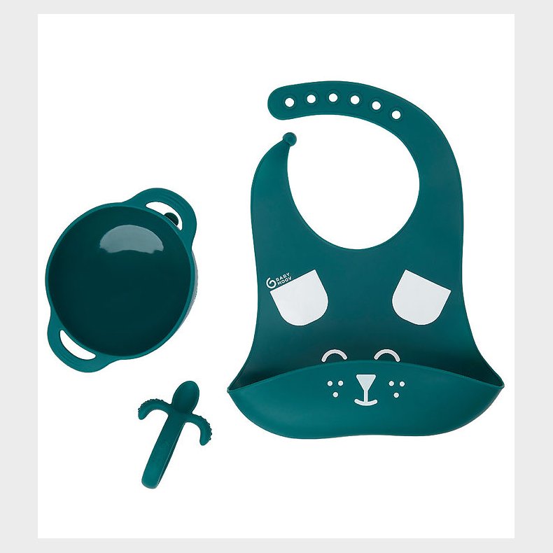 Babymoov Spisest - 3 Dele - First'isy - Grn m. Print