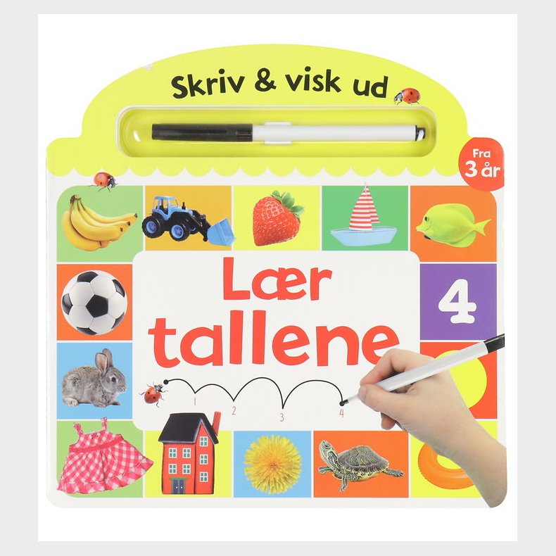 Alvilda Aktivitetsbog - Skriv Og Visk Ud - Lr Tallene - Dansk