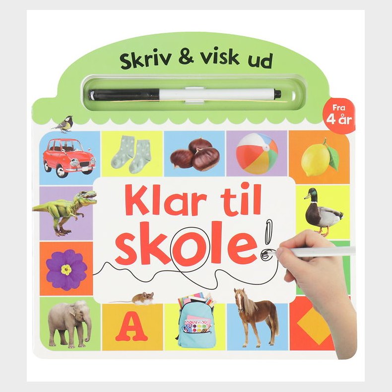 Alvilda Aktivitetsbog - Skriv Og Visk Ud - Klar Til Skole
