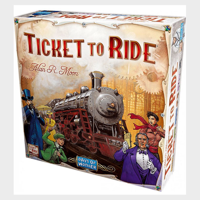 Ticket To Ride Brtspil - USA - Nordic