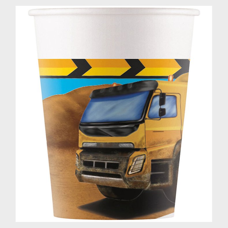 Decorata Party Papkrus - 8-pak - 200 ml - Construction