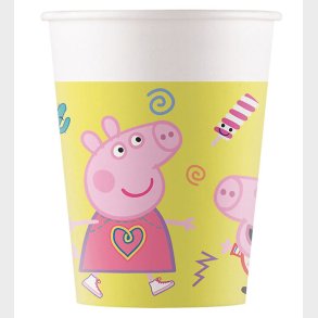 Decorata Party Papkrus - 8-pak - 200 ml - Peppa Pig Messy Play
