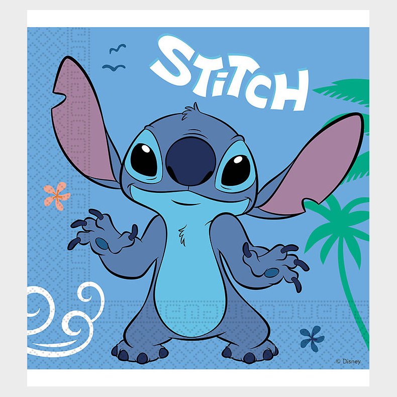 Decorata Party Servietter - 20-pak - 33x33 cm - Stitch & Angel