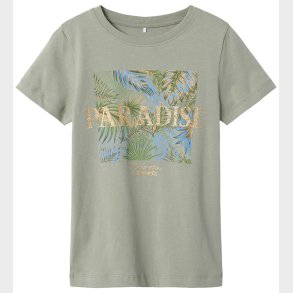 Name It T-shirt - NkfPfarina - Forest Fog m. Print