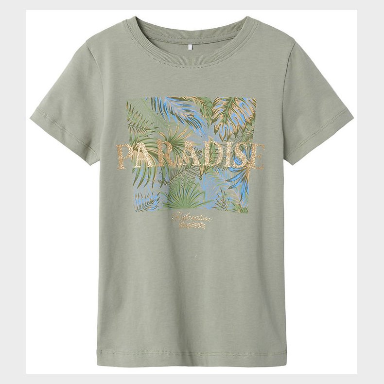 Name It T-shirt - NkfPfarina - Forest Fog m. Print