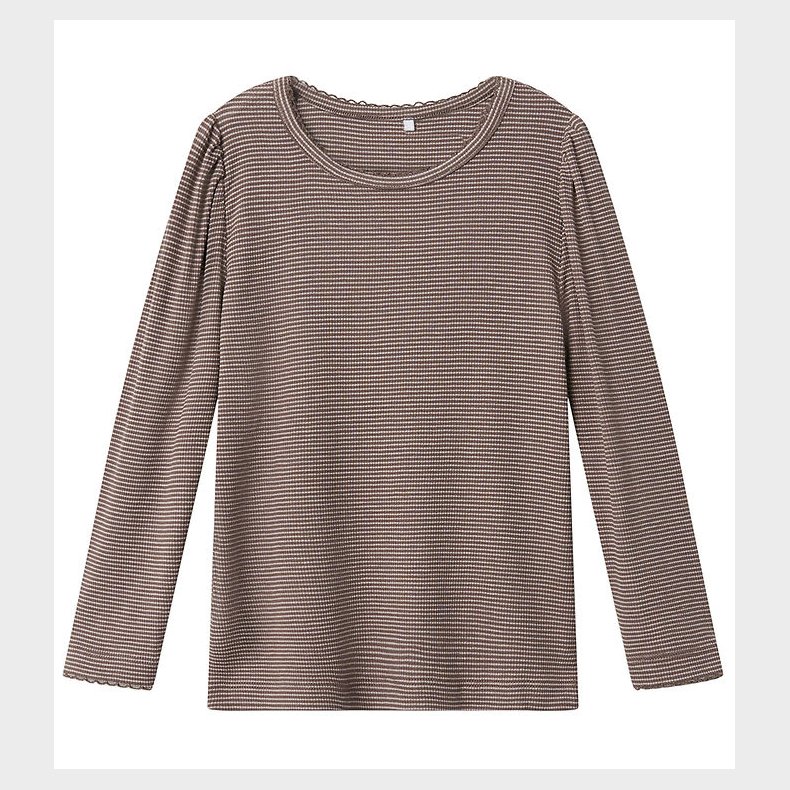 Name It Bluse - NmfOdina - Peppercorn