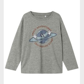 Name It Bluse - NmmOSwin - Grey Melange