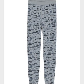 Hust and Claire Leggings - Uld/Bambus - Laki - Blue Wind
