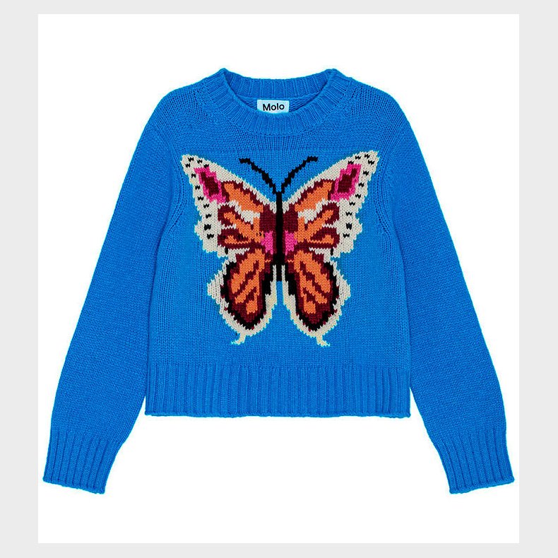 Molo Bluse - Strik - Uld/Akryl - Gulda - Butterfly Knit