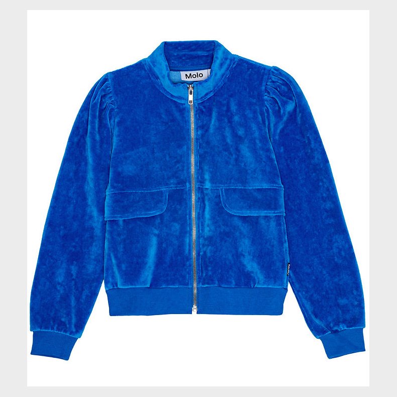 Molo Cardigan - Velour - Malika - Lapis Blue