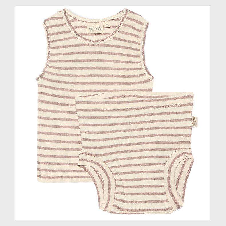 Petit Piao Undertj - Rib - Modal - Rose Fawn