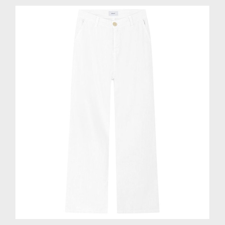 Grunt Bukser - Hudai - Hr/Viskose - Hvid