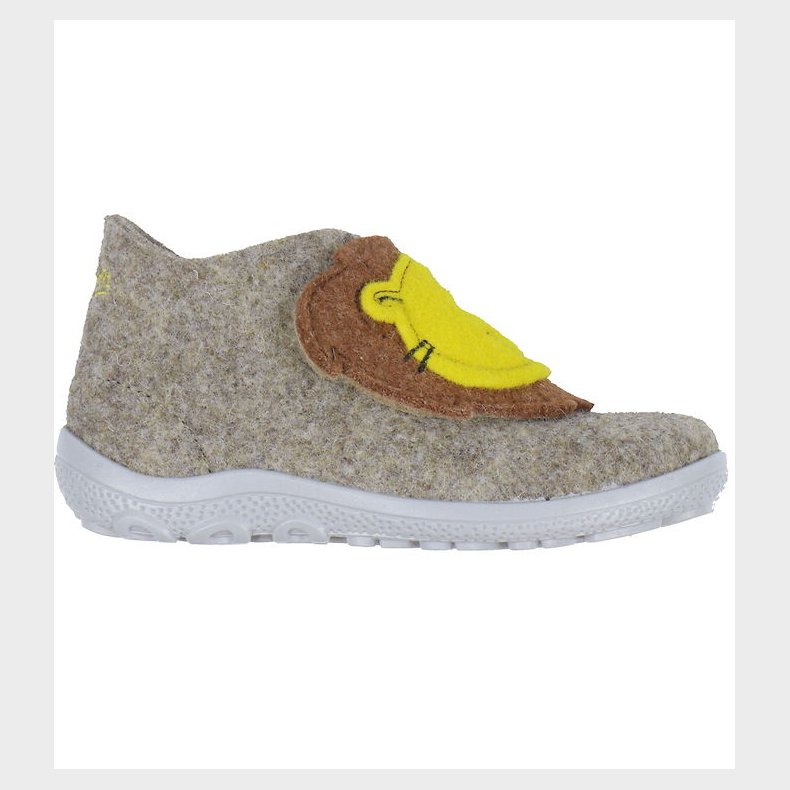 Superfit Hjemmesko - Uld - Happy - Beige/Gr�