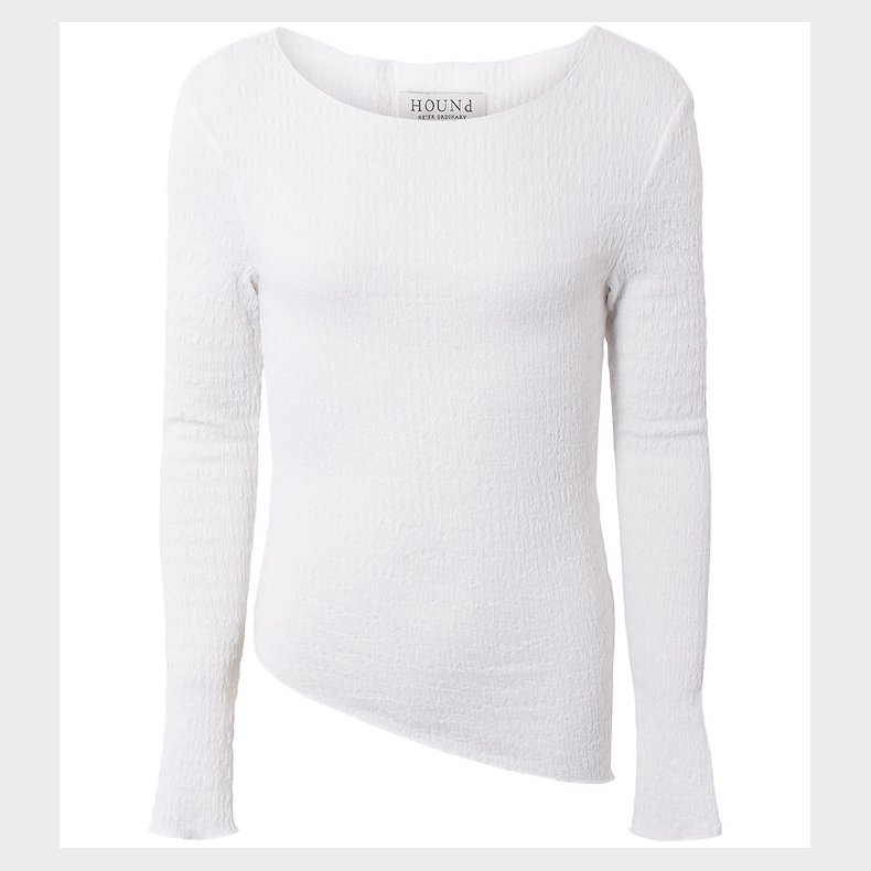 Hound Bluse - Asymmetric - Hvid