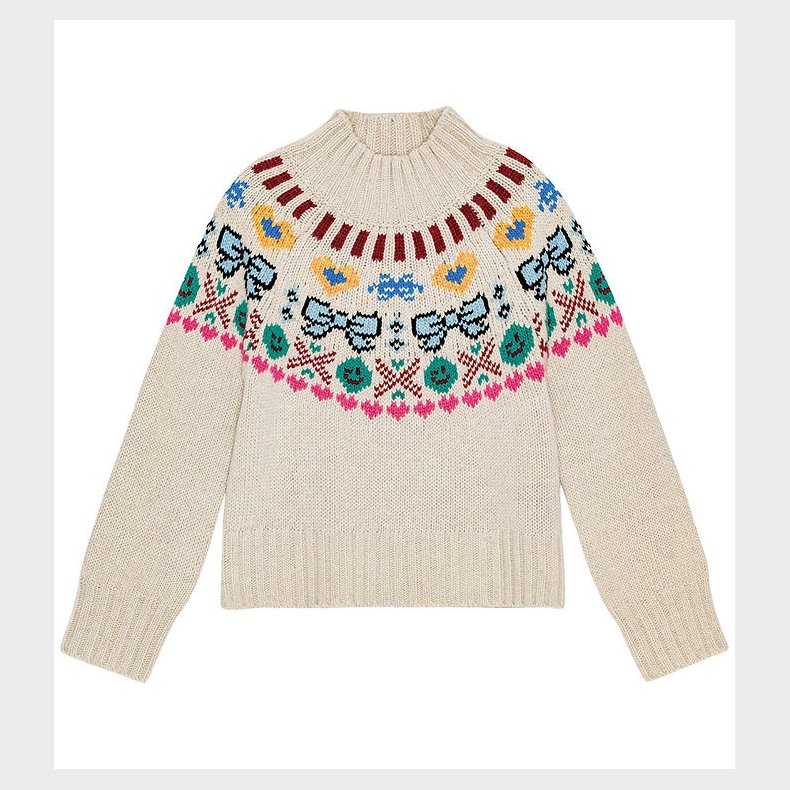 Molo Bluse - Strik - Uld/Akryl - Gimlassi - Pixel Bows