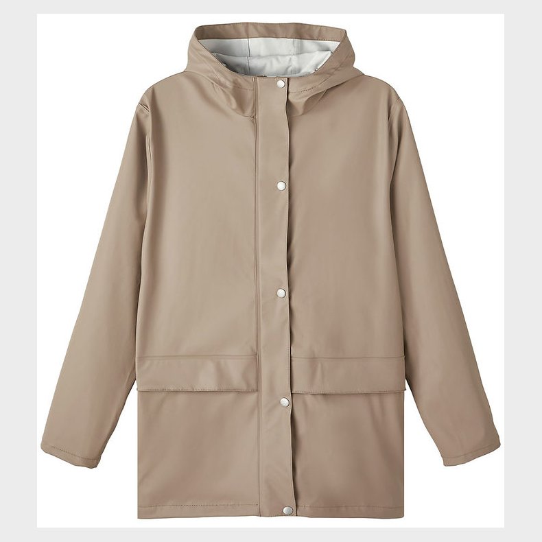 LMTD Regnjakke - NlnDry10 - Mocha Meringue