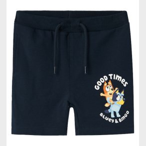 Name It Sweatshorts - NmmAkley Bluey - Dark Sapphire