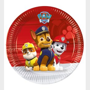 Decorata Party Paptallerkner - 8-pak - 19,5 cm - Paw Patrol Read