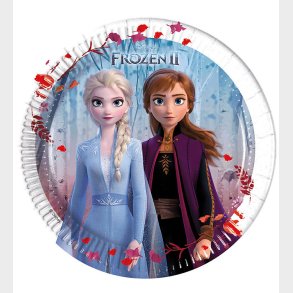Decorata Party Paptallerkner - 8-pak - 19,5 cm - Frozen II