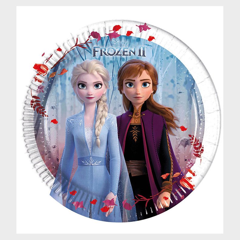Decorata Party Paptallerkner - 8-pak - 19,5 cm - Frozen II
