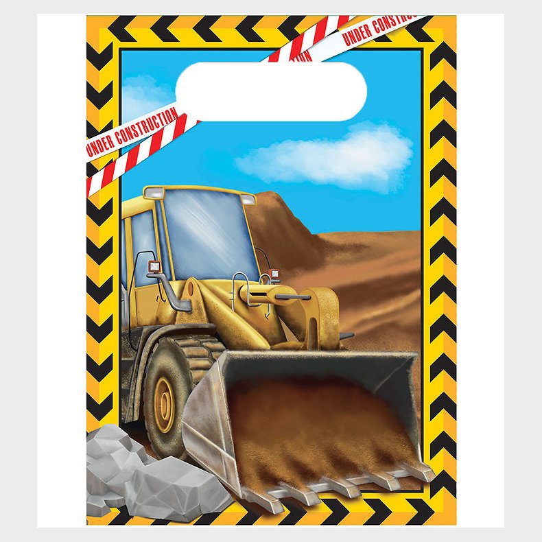 Decorata Party Slikposer - 4-pak - Construction